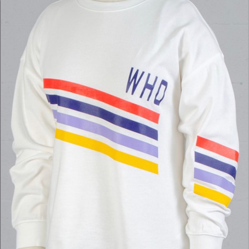 DUBGEE Striped Sweatshirt - Picture 4 of 7